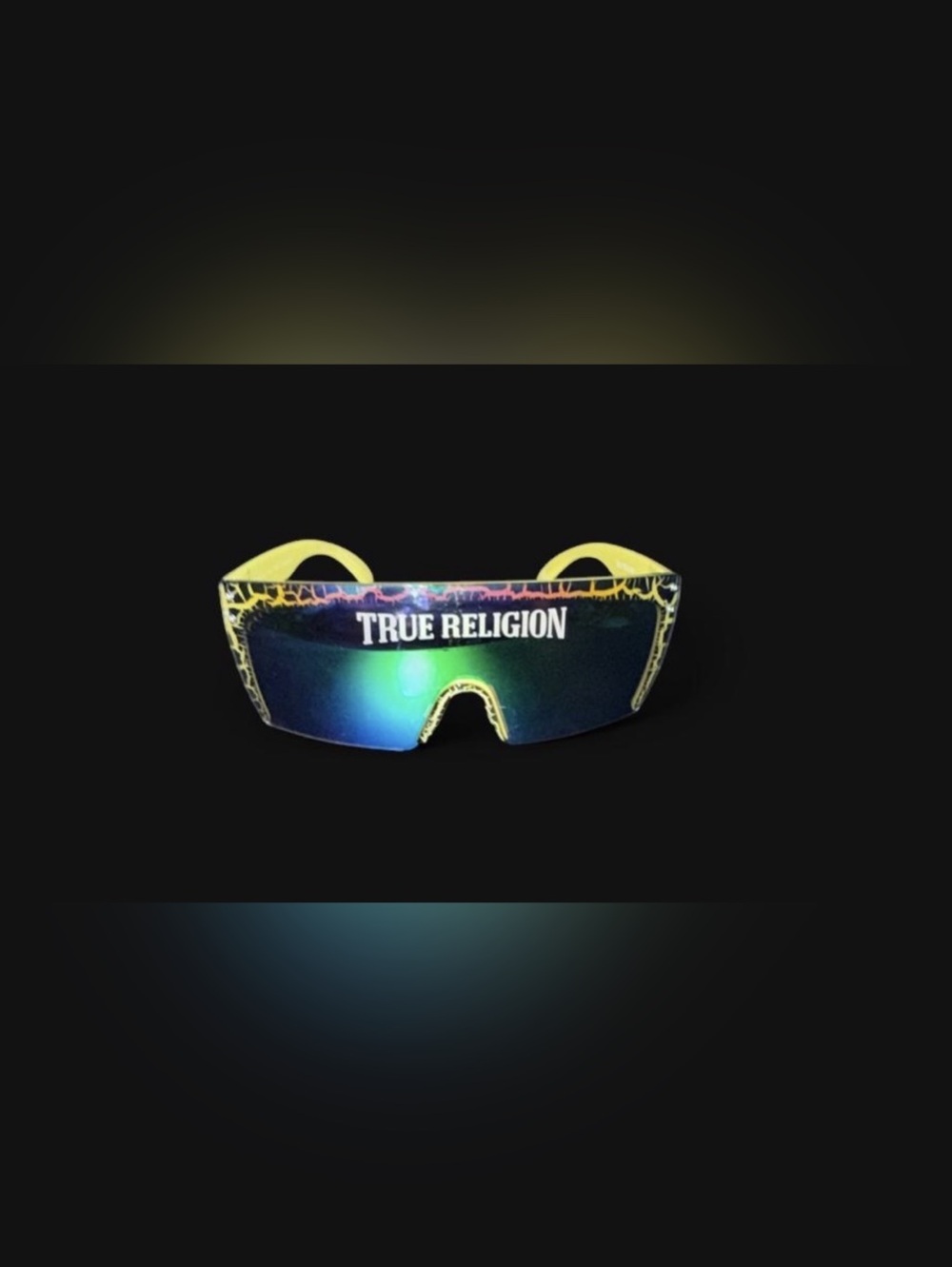 TRUE RELIGION NEON SHIELD GLASSES W UV PROTECTION